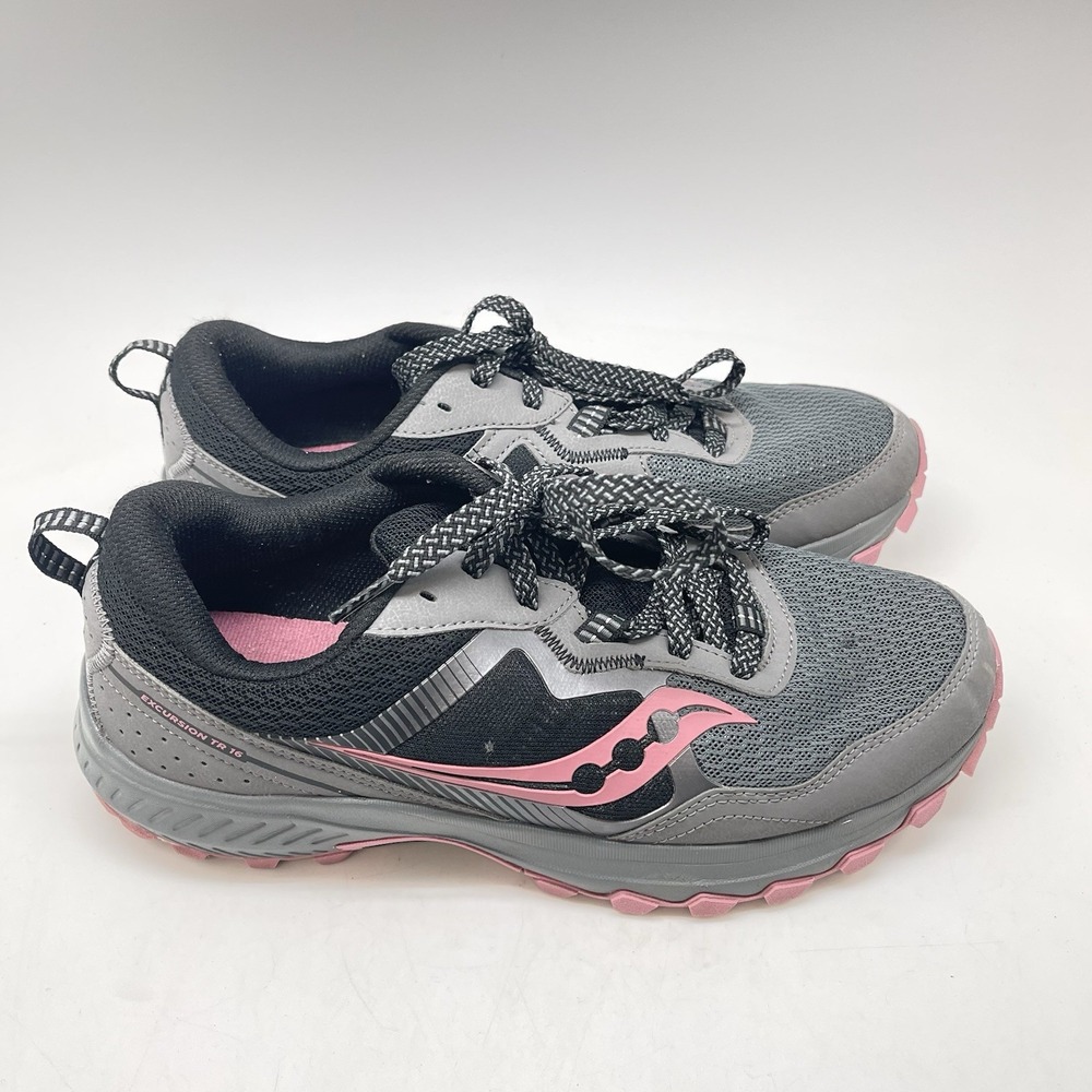 Saucony Sneakers Womens 10 W Excursion TR16 S10745-20 Gray Running Trail‎ Shoes